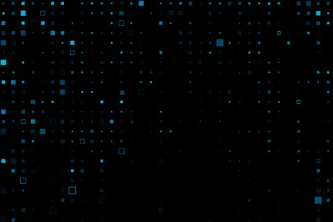 抽象像素雨背景