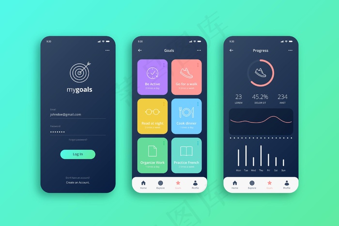 目标和习惯跟踪应用程序