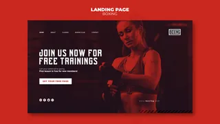 装箱广告登录页模板