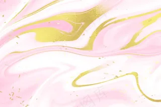 金色光泽的液体大理石背景