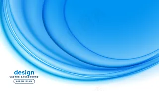 蓝色商务风格演示背景