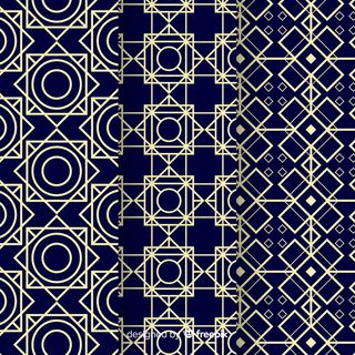 几何豪华图案组合