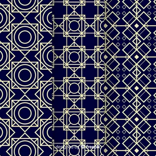 几何豪华图案组合