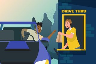 免下车窗口图示