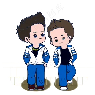 教师节学校里的兄弟俩