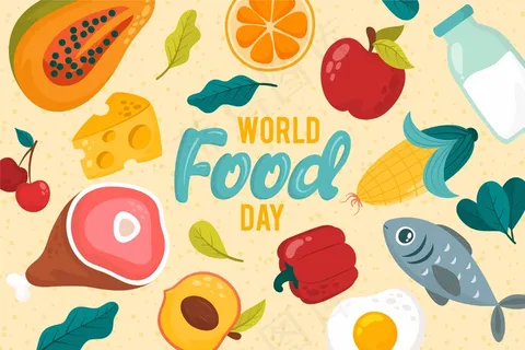 世界美食日概念