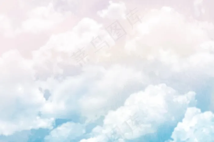 手绘水彩粉彩天空背景eps,ai矢量模版下载