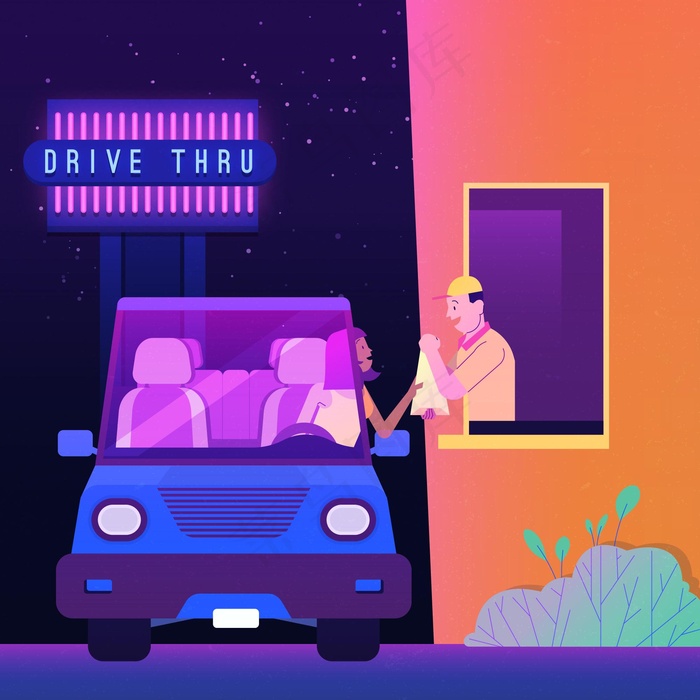 免下车窗口图示