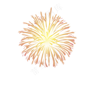 缤纷烟花礼花元素