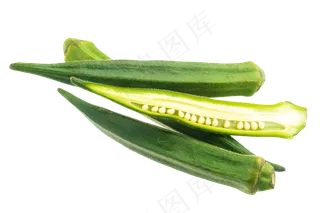绿色蔬菜秋葵