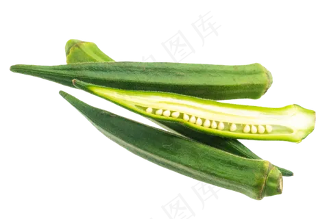 绿色蔬菜秋葵 绿色蔬菜秋葵