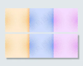 软色调抽象半色调图案背景设计