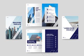 双折商务手册模板