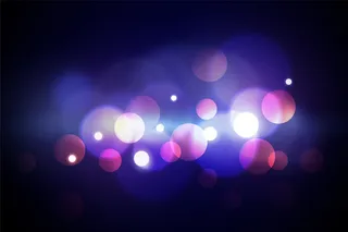 黑色墙纸主题的波基灯效果