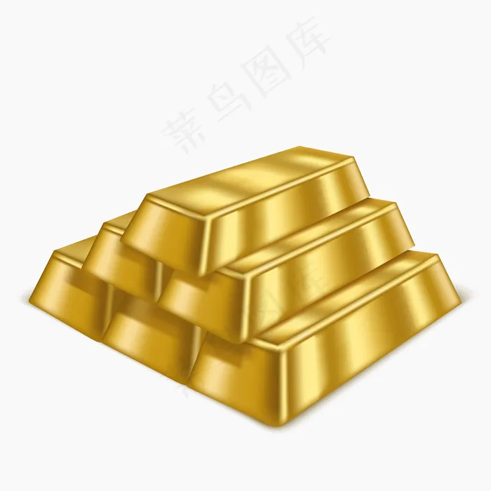 真实的金条或金银财宝插图eps,ai矢量模版下载