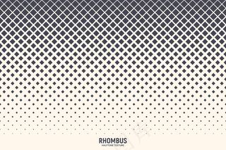 菱形半色调抽象几何纹理背景