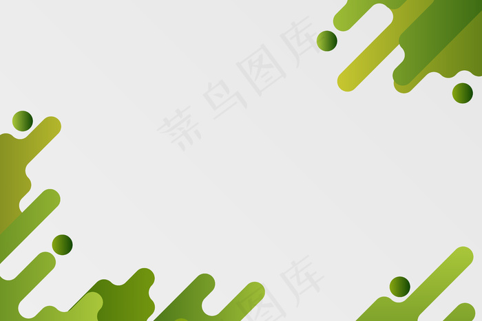 绿色流体背景框架eps,ai矢量模版下载