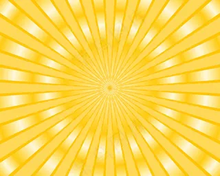 带金色光线的黄色条纹背景