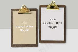 带文档模型样机的剪贴板