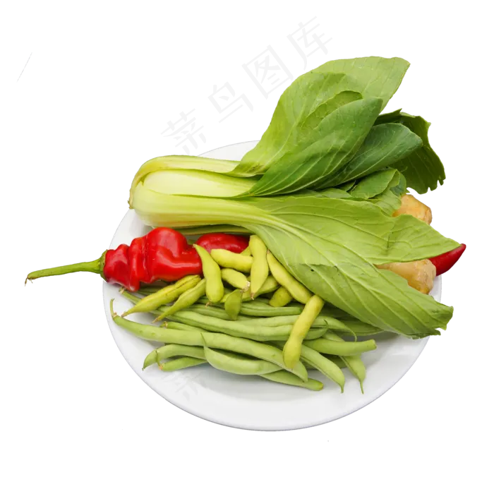 油菜豆角蔬菜(2000*2000px 300 dpi )