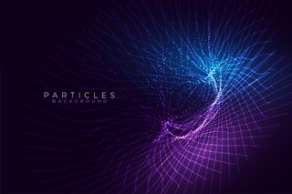 抽象技术发光线分形风格背景设计