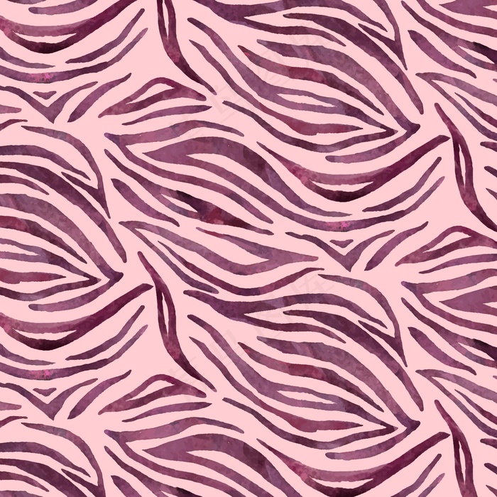 水彩画动物图案