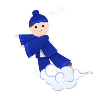 七夕情人节牛郎元素浪漫可爱卡通