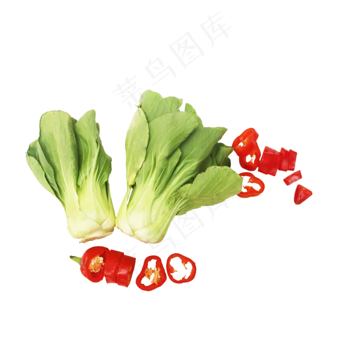 青菜辣椒蔬菜组合(2000X2000(DPI:300))