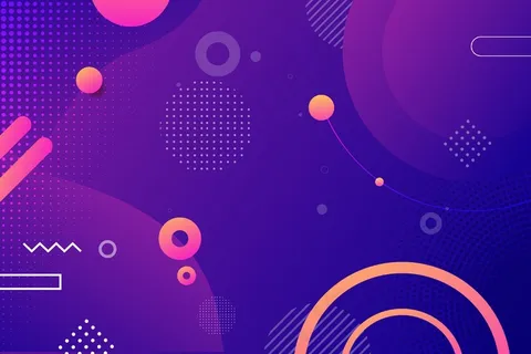 抽象彩色图形背景 抽象彩色图形背景