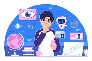 间谍概念插图背景