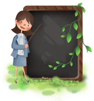 草地上的女教师和黑版