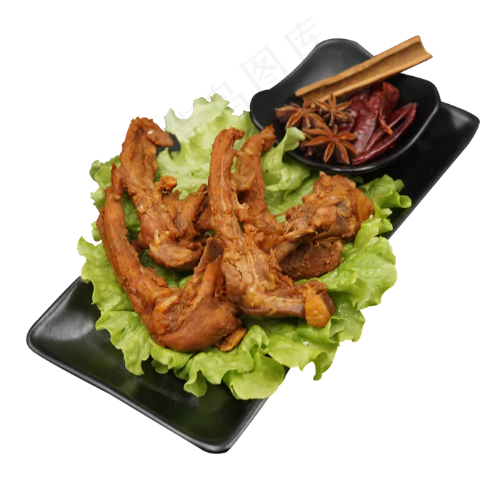 一盘美味鸭脖(2000X2000(DPI:300))psd模版下载