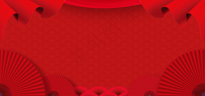 新年红色喜庆电商海报背景