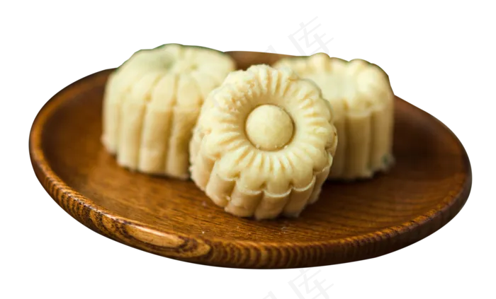 木盘里绿豆糕(4576*2768px 300 dpi )