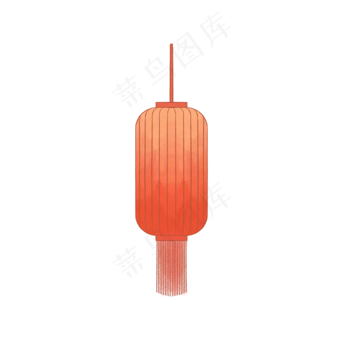 新年水彩灯笼(2000X2000(DPI:300))psd模版下载