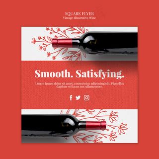 酒坊宣传单,DM传单模板