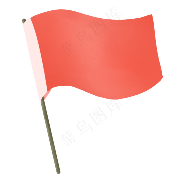 国庆节国庆小红旗卡通(2000X2000(DPI:300))psd模版下载