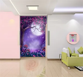 电视墙背景画效果图片 电视墙背景画效果图片