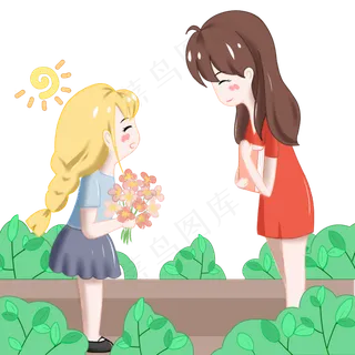 教师节手绘老师学生