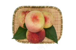 一篮水果桃子
