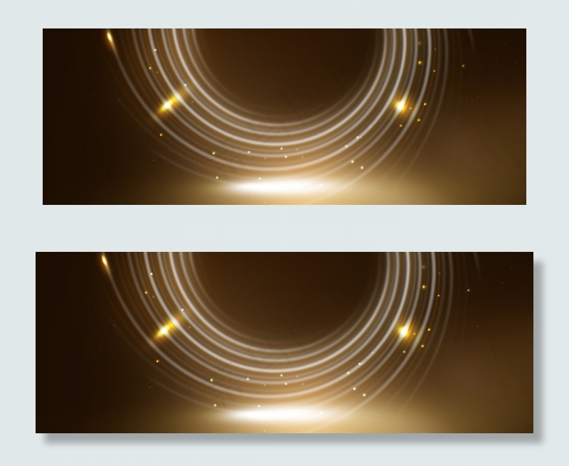 炫酷光效科技一路芳华怡浓感恩年会展板