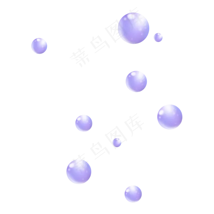 紫色渐变色气泡(2000X2000(DPI:300))psd模版下载