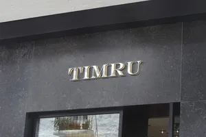 3d标志模型样机豪华门面标志