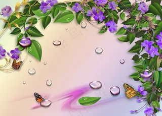 电视墙背景画效果图片