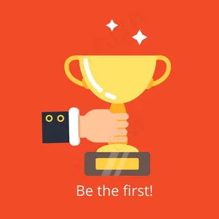 手持奖杯。商业胜利概念金杯成就赢家背景