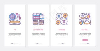 甜面包甜点插图。