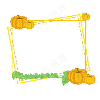立秋南瓜边框