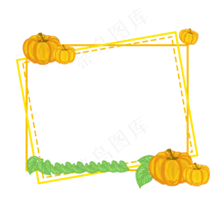 立秋南瓜边框