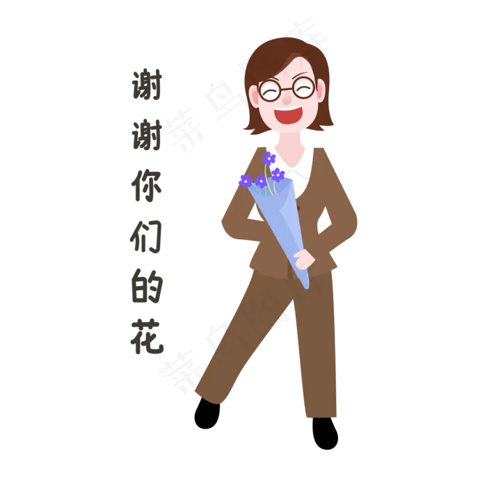 教师节感谢表情(2200X2200(DPI:72))psd模版下载