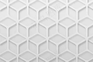 三维纸张风格的白色抽象背景